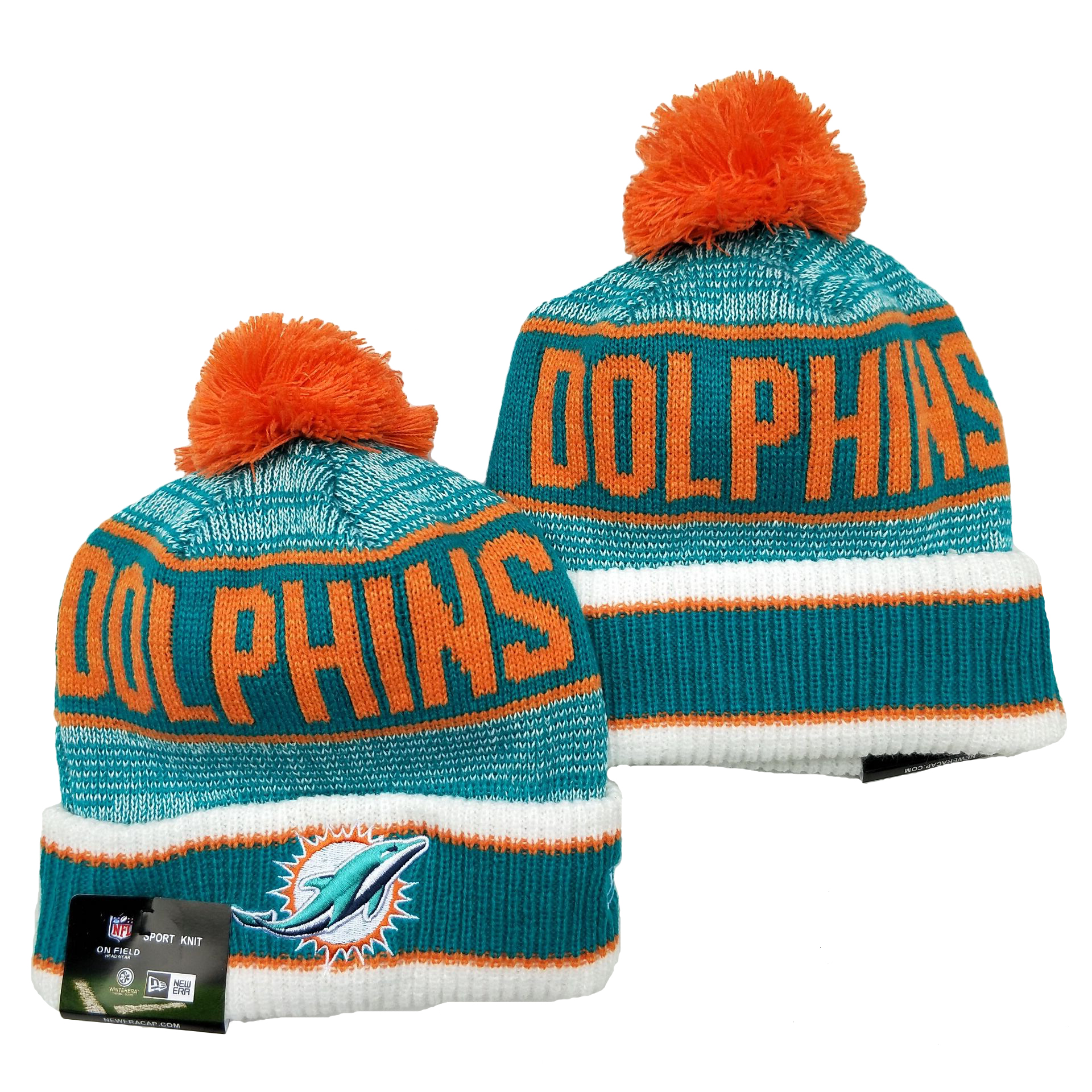 Miami Dolphins Knit Hats 057